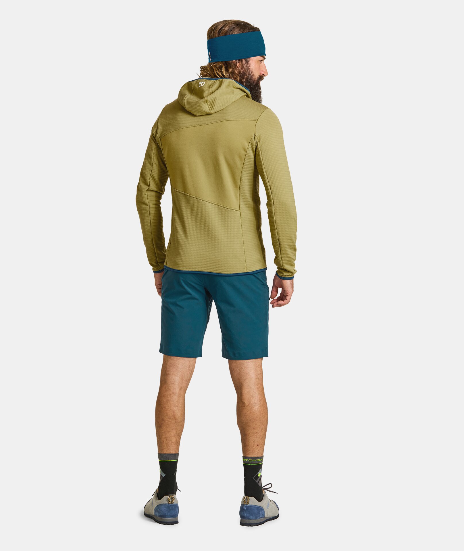 ORTOVOX FLEECE GRID HOODY M Hoodies ORTOVOX
